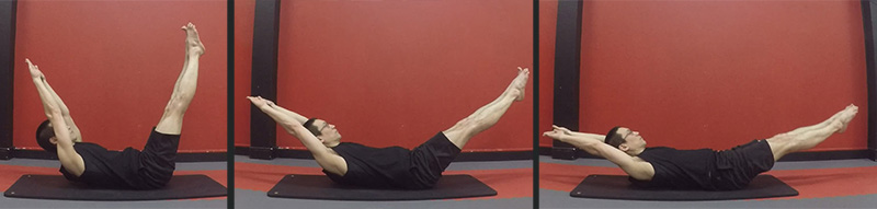 Pilates - Double Leg Stretch - Les différentes variantes