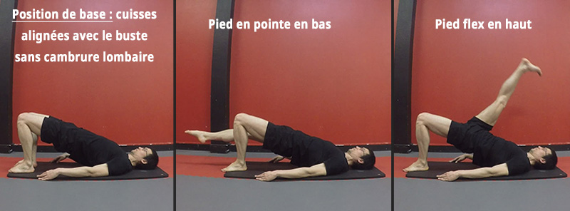 Pilates - Shoulder Bridge version basique
